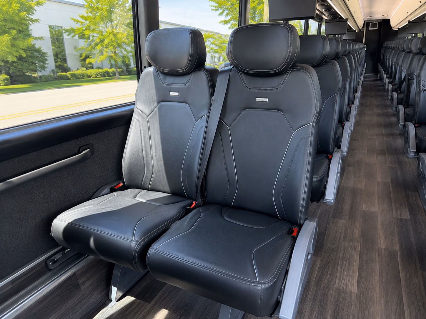 paterson charter bus services interior
