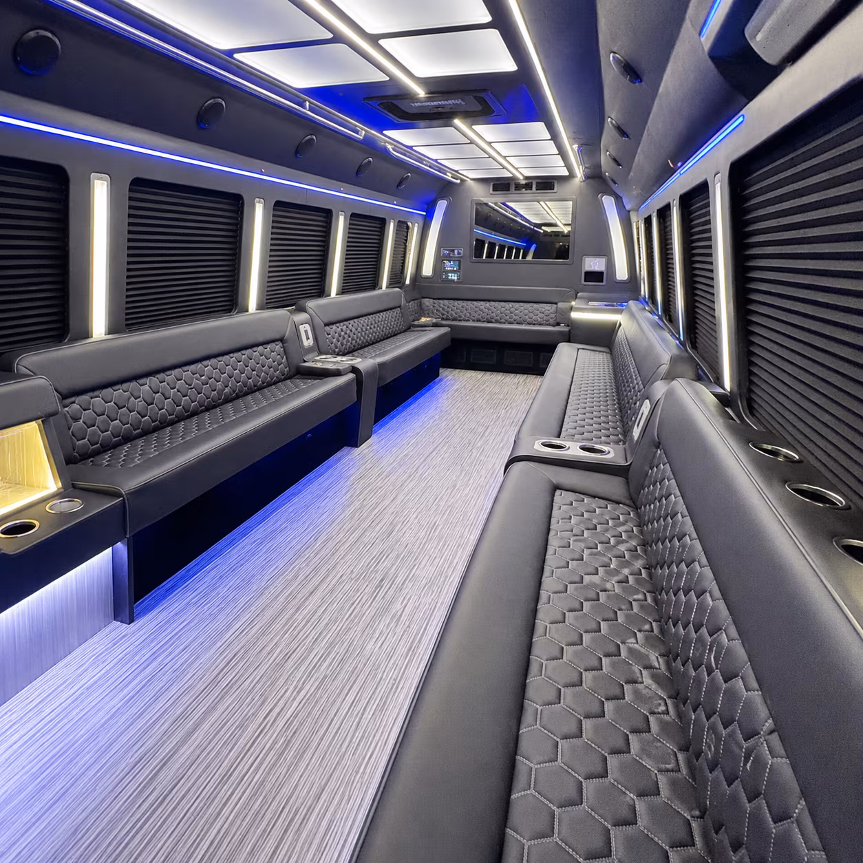 the bus type and amenities